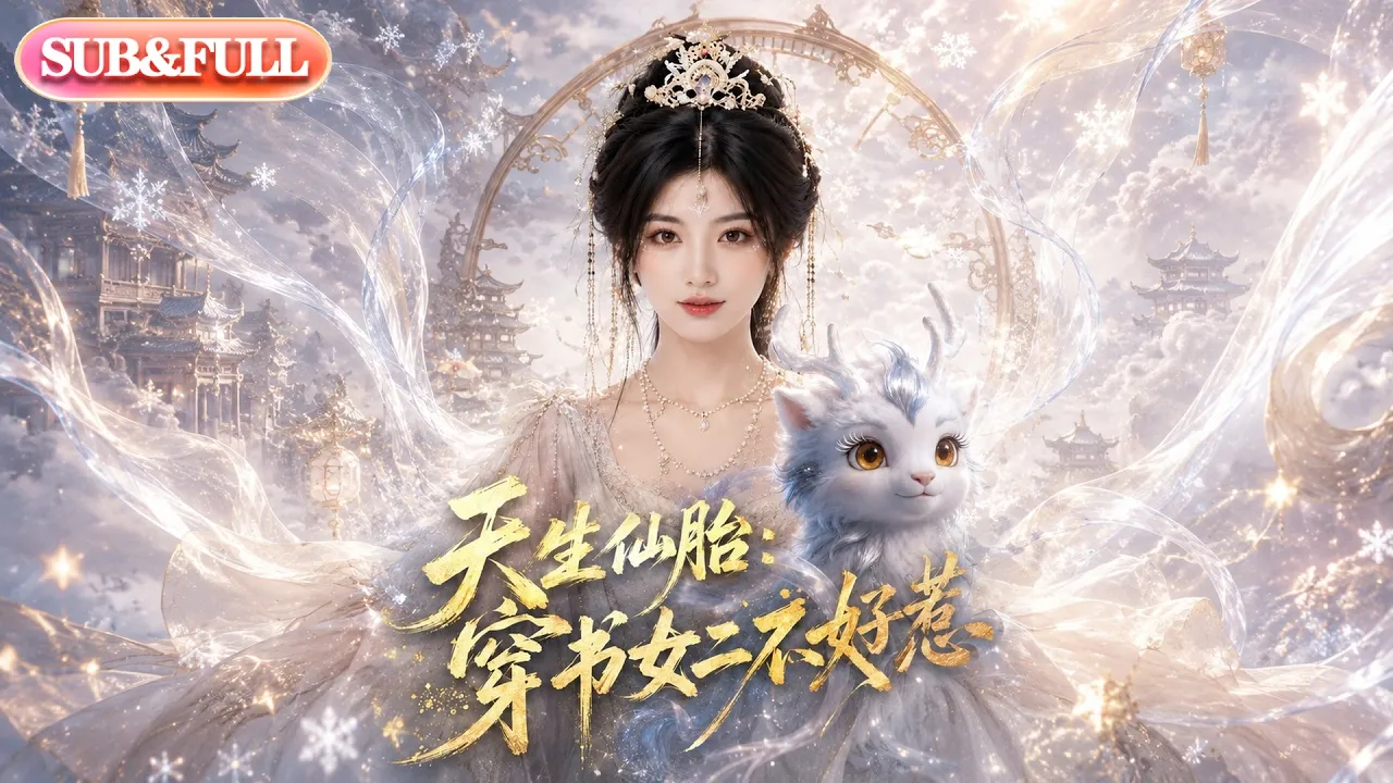 【全集FULL】《天生仙胎：穿书女二不好惹》| AI短剧 | ENG SUB #薄荷听书 #cdrama #latest #热门短剧 #都市 #重生 #逆袭 #现代 #甜宠 poster