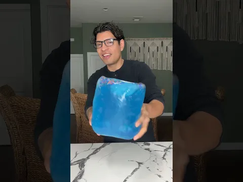 Making a giant glitter needoh