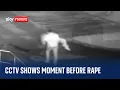 Cardiff CCTV shows man carrying vulnerable young woman home before raping her