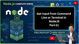 Get Input from Command Line in Node js 2026 process argv Explained Part 11