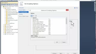 Generate Scripts for Database Objects in SQL Server 2012