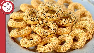 بمدة   دقائق فقط   طريقة عمل كعك السميد التركي   طعم روعة و يستحق التجربة    دندنها