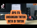 Lagu APA ITU UNDANGAN TIKTOK BETA DI TIKTOK