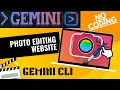 How to make a Photo Editor Website with Gemini CLI