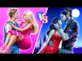 Download Lagu Day Barbie vs Night Vampire! One Colored Makeover Challenge!