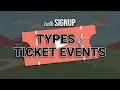 Types of Ticket Events