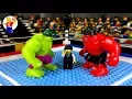 Hulk Tegen de Rode hulk 🔴 Legend Animatie 🔵 Lego Superhelden in Het Echte Leven