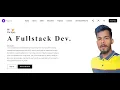 Codewithajoydas live - Fullstack Developer Portfolio Walkthrough