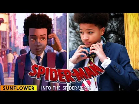 Download MP3 Sunflower - Spiderman: Into the Spider Verse - in real life