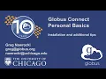 Globus Connect Personal Basics