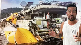 WATCH THIS before buying a HURRICANE DAMAGED BOAT! – (Episode 253)