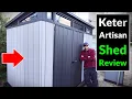 Keter Artisan 9x7 Shed Review First Impressions Assembly Tips
