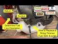 How to Replace String Trimmer Fuel Tank and Lines and Determine Correct Fuel Line Location