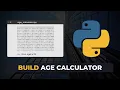 How to Build a Simple Age Calculator in Python