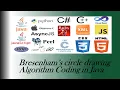 How to implement Bresenham s circle drawing alrgorithm in java Computer Graphics Java
