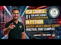 01 Searching Algorithms - DSA with Python
