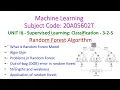 Random Forest-Machine Learning-3-2-5-Supervised Learning Classification-JNTUA-CSE-20A05602T