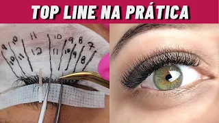 ✅TÉCNICA TOP LINE EXTENSÃO DE CÍLIOS | Volume Brasileiro, Fio a Fio, Volume Egípcio