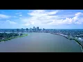 Time Lapse of Eclipse over New Orleans Louisiana