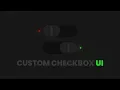 CSS Glowing Light Custom Checkbox UI Design Custom Checkbox CSS