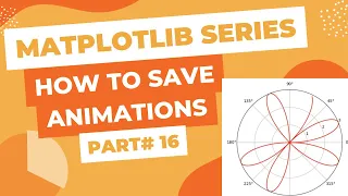 Matplotlib Series Part - How to Save Animations MP4 or GIF