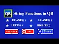 QBasic Tutorial String Functions in QBasic Library Functions QBasic Tutorials