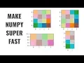 Numpy Windowing Extreme Speed Hack in Python for Machine Learning