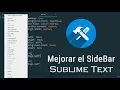 Como mejorar el SIDEBAR de SUBLIME TEXT con Side Bar Enhancements