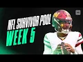 NFL Survivor Pool Week 5 Picks