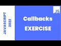 Callback Function Exercise Darija