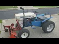 Front mount reel mower of Ford T-1000 garden tractor