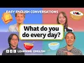 Download Lagu What do you do every day? Easy English Conversations 💬 Episode 4 MP3