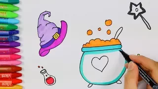 How to Draw Witch Witch Coloring Page Coloring Books How to Draw and Color