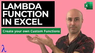 LAMBDA Function in Excel CUSTOM Excel Formulas