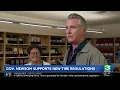 Gov Newsom reacts to California regulators approval of new replacement tire rules
