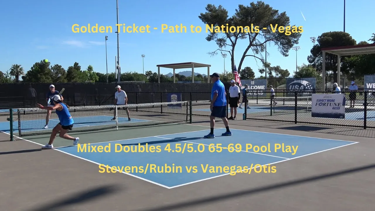 Golden Ticket - Path to Nationals - Vegas MX Doubles 4.5/5.0 65-69 Stevens/Rubin vs Vanegas/Otis