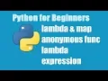 Python Tutorial for Beginners 25 - lambda and map functions in python anonymous function in python