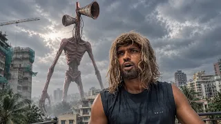 I Saw Big Siren Head in my city | Horror Short Vfx Film | #sirenhead #vfx