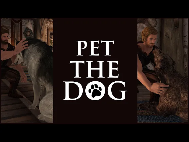 Pet The Dog - Skyrim Mod