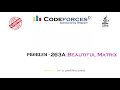 Codeforces Problem 263A Beautiful Matrix round solved by java in Bangla