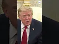 Quiet Quiet Quiet - Trump shuts down reporter in Oval Office press gaggle