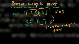 13 Reverse Array in Groups Arrays Python GFG MUST DO CODING QUESTIONS