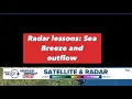 Talkin Radar Sea breeze outflow and thunderstorms