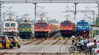 perfect railgate crossing trains compilation at railway gate railterritorial 