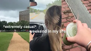 extremely casual weekend in my life