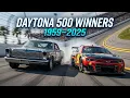 Daytona 500 Winners Evolution 1959 to 2025 NASCAR History in Motion
