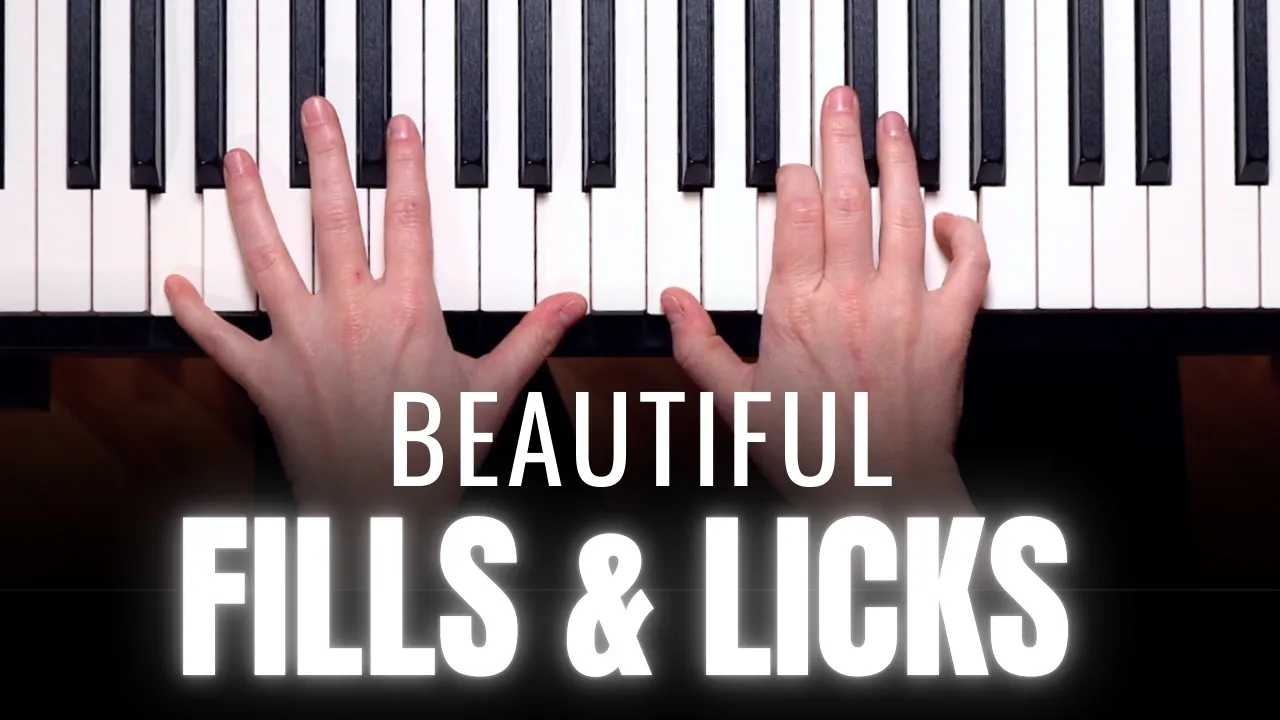 12 BEAUTIFUL Pop Piano Fills & Licks