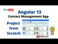 Angular 13 Contact management Application Project from scratch