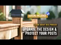 Upgrade Protect your posts Learn About Our Plastic Pyramid Post Caps SPC25