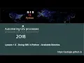AutoGIS Lesson 1 2 2018 - Introduction to Python GIS libraries